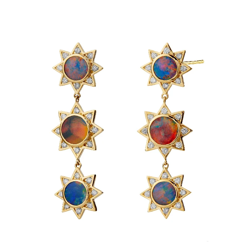 Trending Jewelry Now Available At Exclusive Prices Cosmic Opal Star Earrings