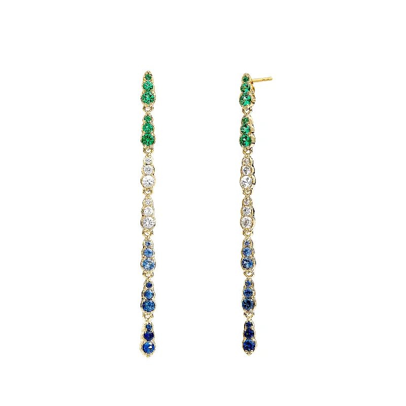 Stunning Jewelry At Even More Stunning Prices Emerald Sapphire Earrings