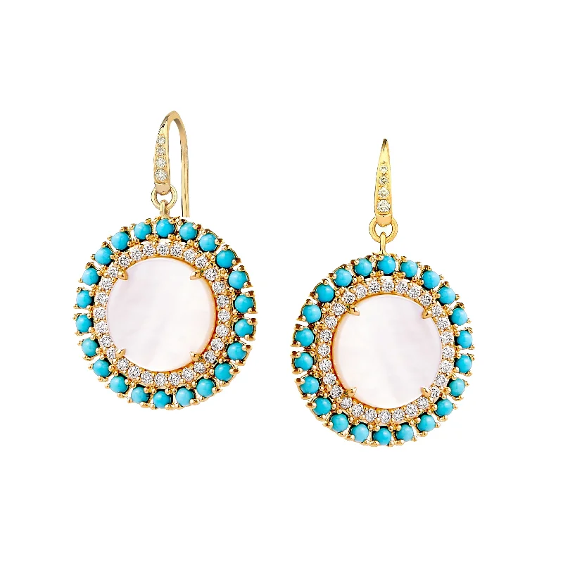 Stunning Jewelry Pieces At The Lowest Prices Ever Turquoise Diamond Earrings