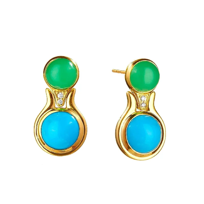 Discounted Jewelry For A Glamorous Look Cabochon Drop Earrings