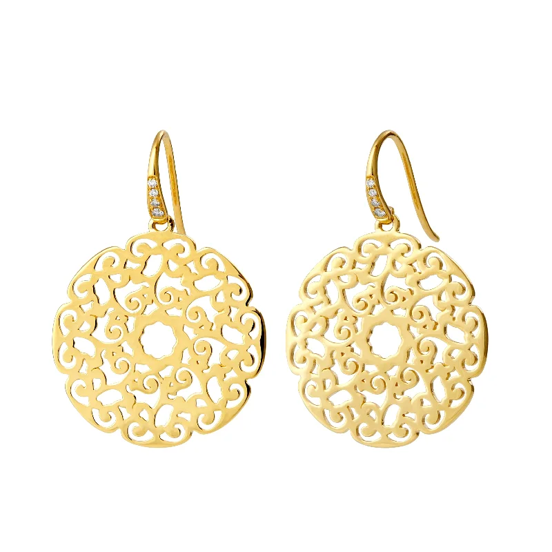 Elegant Designs, Unbeatable Discounts – Shop Jewelry Now Ornate Gold Earrings