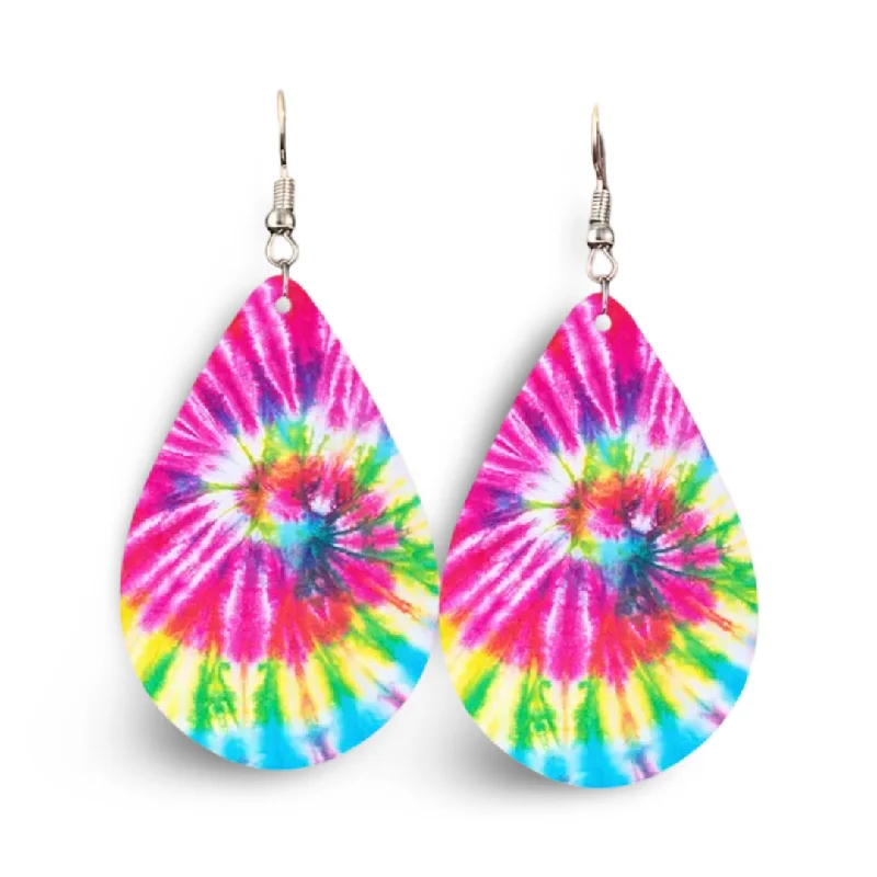 The Perfect Jewelry Piece At The Perfect Discount Beautiful Tie Dye Drop Earrings