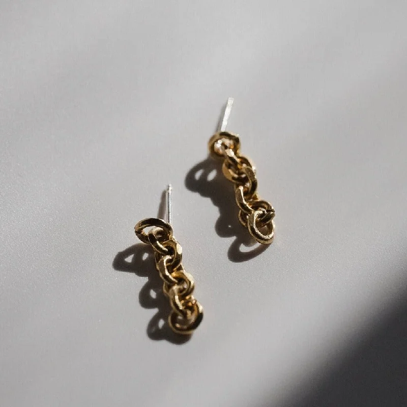 Special Sale On Handcrafted Jewelry – Shop Today Brass Chain Link Earrings