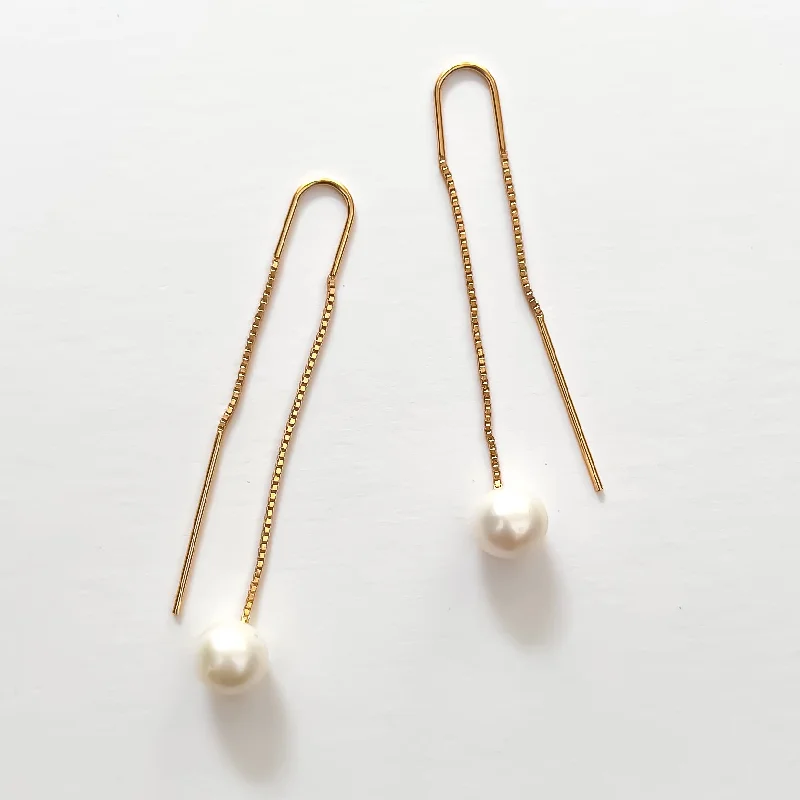 Jewelry Clearance Event – Stock Up Before It's Over Freshwater Pearl Threader Earrings