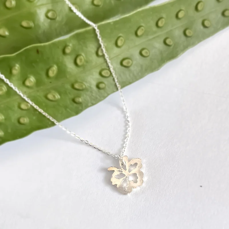 Last Chance To Grab Your Favorite Jewelry At A Discount Hibiscus Sterling Silver Necklace