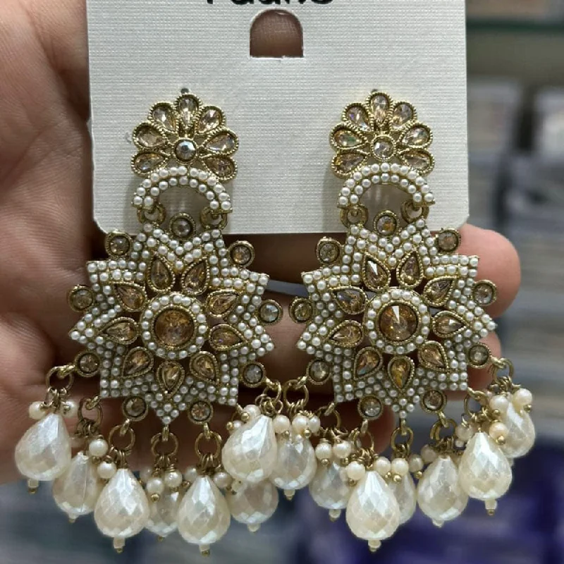 Final Call – Shop Exquisite Jewelry Before It's Gone Kavita Art Gold Plated Crystal Stone And Beads Dangler Earrings