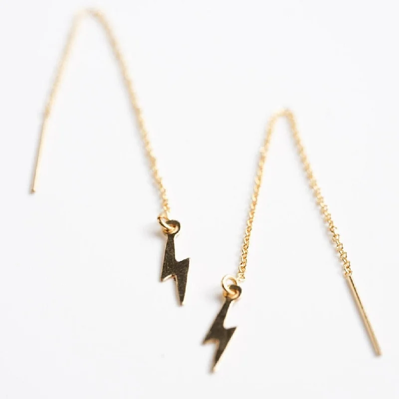 Get The Jewelry You Love At A Price You Love Lightning Bolt Threader Earrings - Choose Your Metal