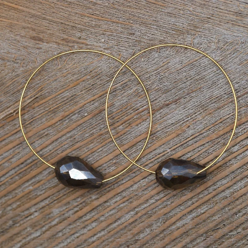 Fine Jewelry, Limited-Time Offers Available Smoky Crystal Hoops