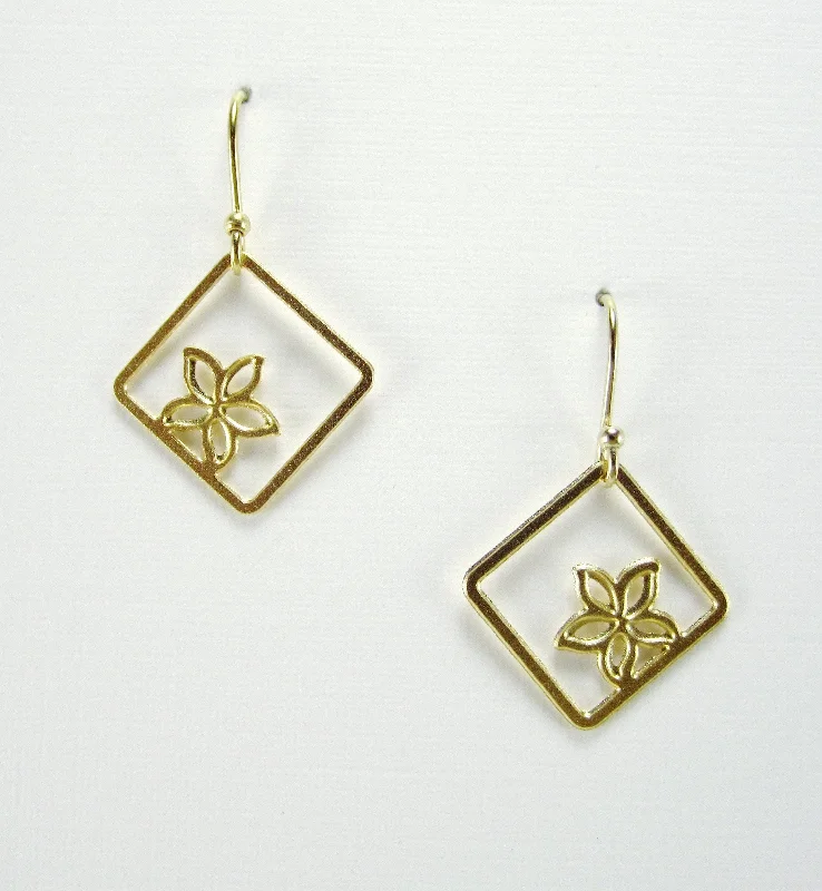 Unmissable Jewelry Clearance – Final Reductions Square Flower Earrings