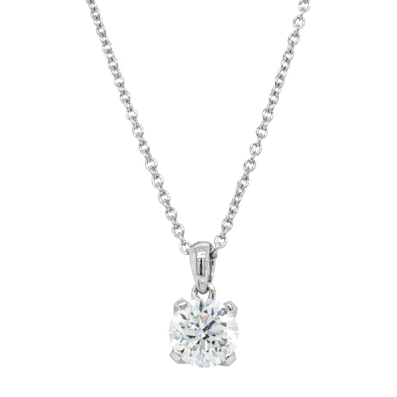 Breathtaking Jewelry, Breathtaking Prices 18ct White Gold 1.02ct Diamond Blossom Pendant