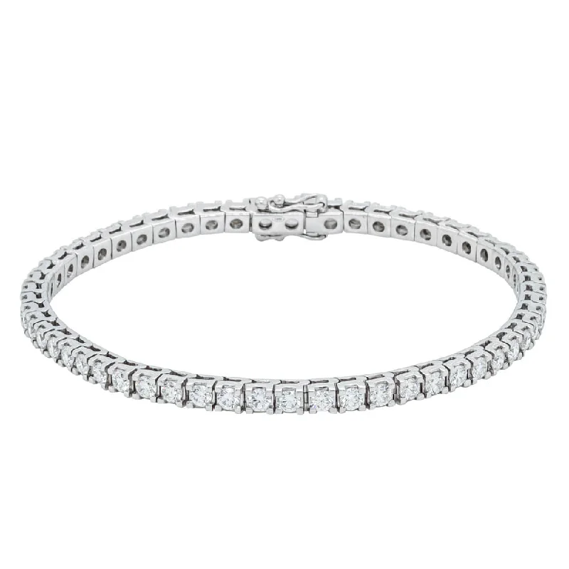 Special Offers On Handcrafted And Designer Jewelry 18ct White Gold 3.53ct Diamond Jubilee Bracelet