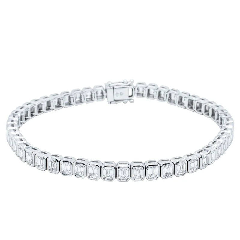 Jewelry Sale Alert – Shop Timeless Elegance Today 18ct White Gold 5.47ct Diamond Tennis Bracelet