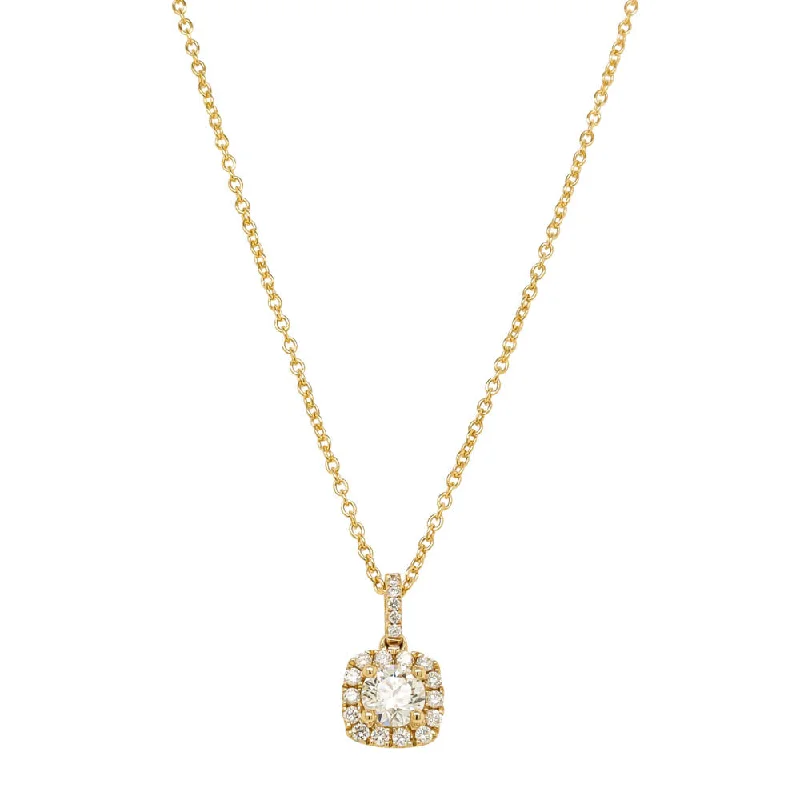 Get Your Favorite Jewelry At The Best Price 18ct Yellow Gold .50ct Diamond Peony Pendant