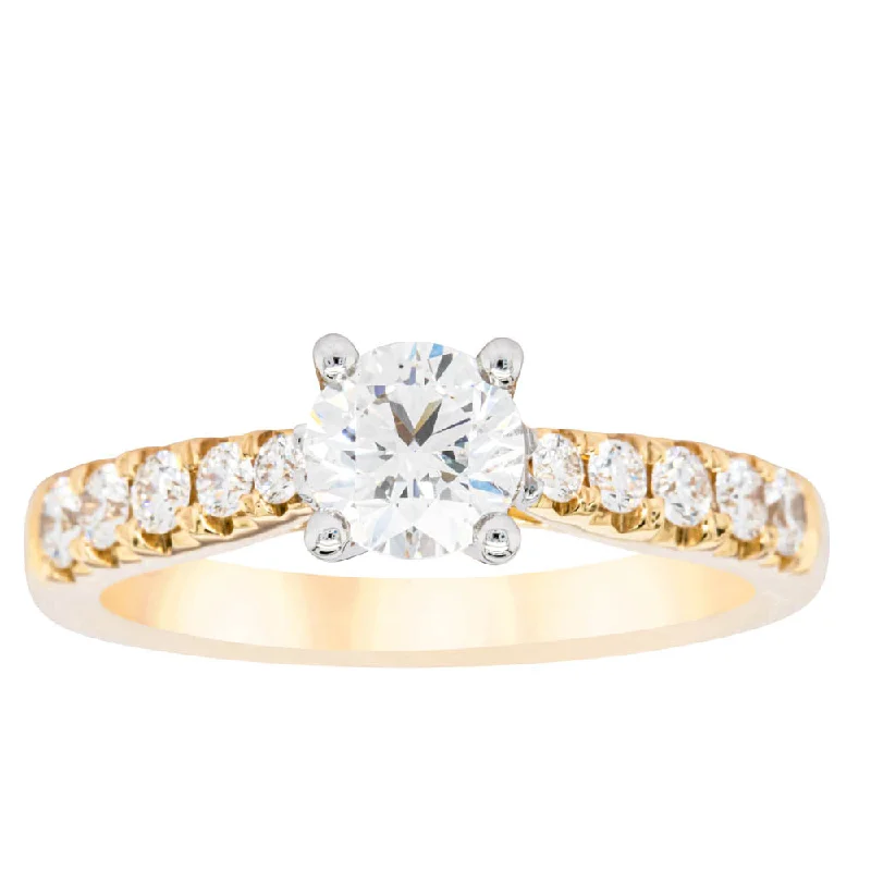 Luxury Jewelry At Unbeatable Discounts 18ct Yellow Gold .72ct Diamond Phoenix Ring