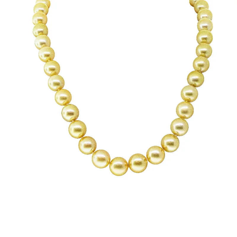 Flash Sale On Exquisite Jewelry – Don't Miss Out 18ct Yellow Gold South Sea Pearl Strand