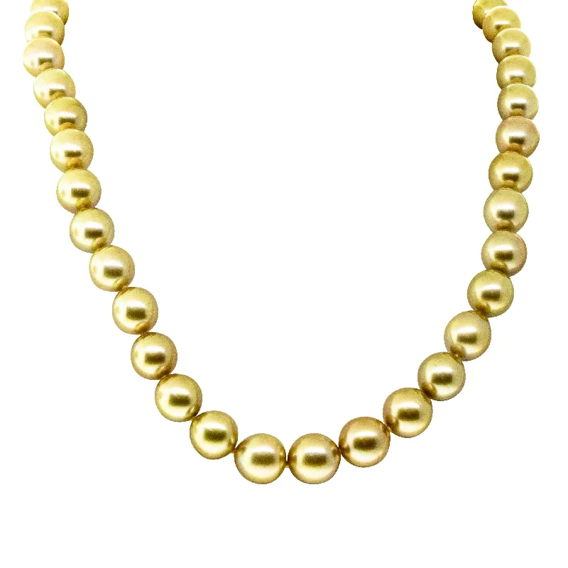 Flash Sale On Exquisite Jewelry – Don't Miss Out 18ct Yellow Gold South Sea Pearl Strand