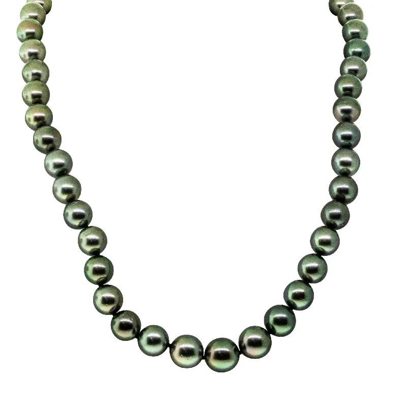 Holiday Jewelry Sale – Perfect Gifts At The Best Prices 9ct White Gold Tahitian Black Pearl Strand