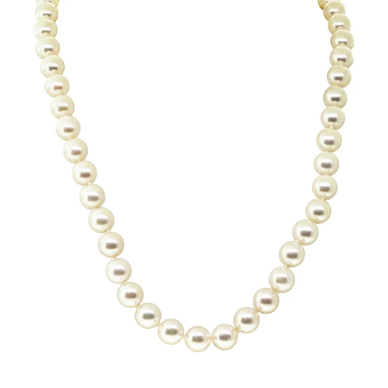 Discounted Luxury Jewelry – Shine Without The Splurge 9ct Yellow Gold Akoya Pearl Strand