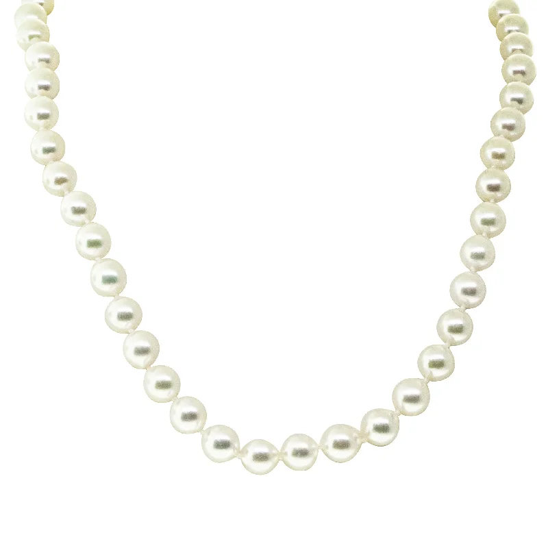 Get The Best Deals On Timeless Jewelry Pieces 9ct Yellow Gold Akoya Pearl Strand