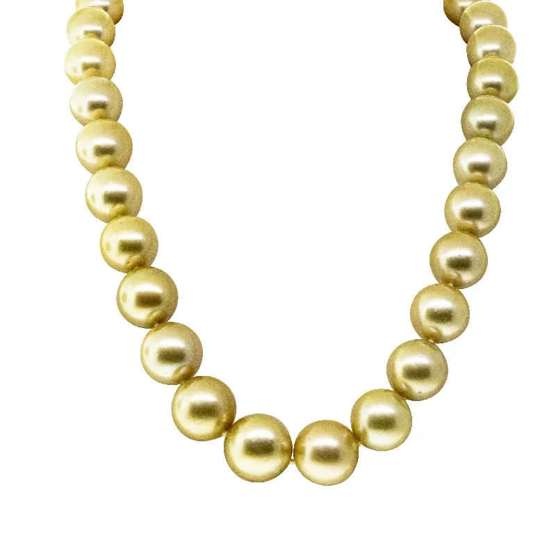 Holiday Jewelry Sale – Perfect Gifts At Great Prices 9ct Yellow Gold South Sea Pearl Strand