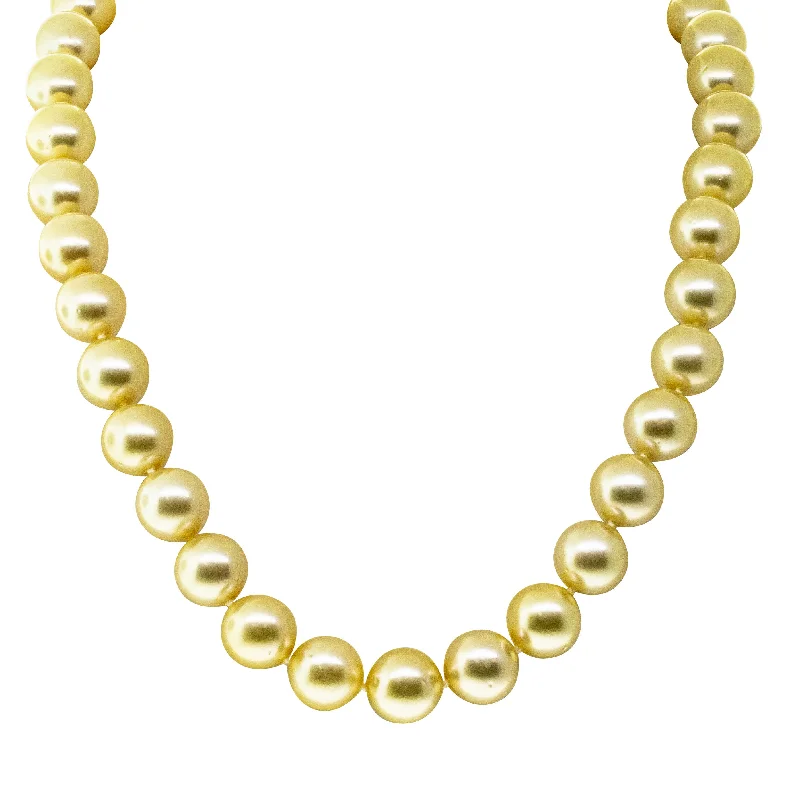 Exclusive Jewelry Bundles At Discounted Prices 9ct Yellow Gold South Sea Pearl Strand