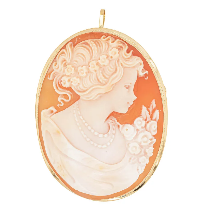 Luxury Jewelry At Budget-Friendly Prices – Grab Yours Now Deja Vu 18ct Yellow Gold Cameo Brooch