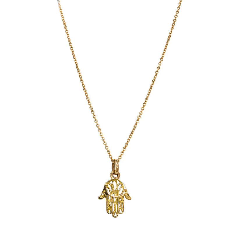 Celebrate With Sparkle – Jewelry Sale Now Live Deja Vu 18ct Yellow Gold Hamsa Necklace