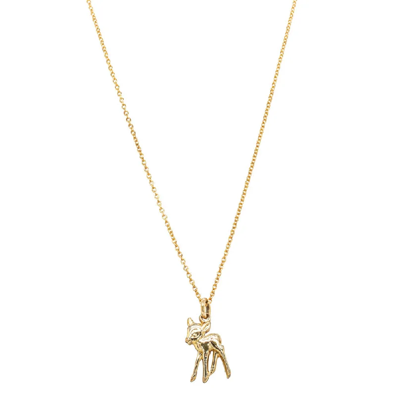 Once-A-Year Jewelry Deals – Shop Before They’Re Gone Deja Vu 9ct Yellow Gold Bambi Necklace