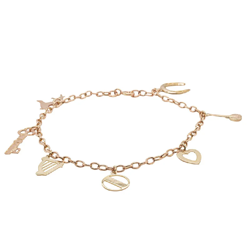 Your Dream Jewelry At Dream Prices – Shop Now Deja Vu 9ct Yellow Gold Charm Bracelet