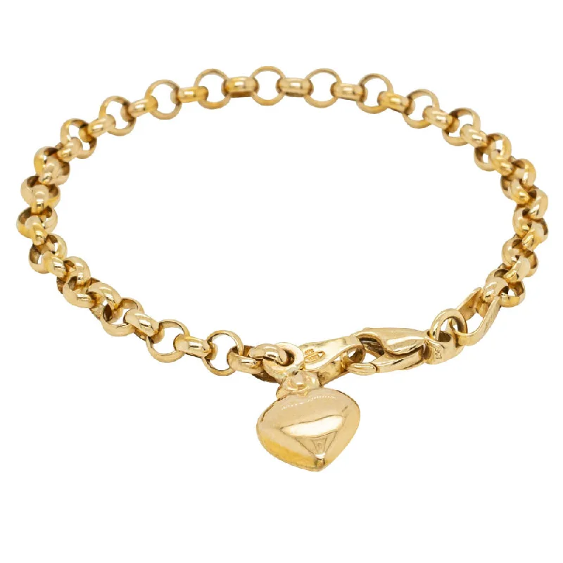 Exclusive Gemstone Jewelry Markdowns – Shop Now Deja Vu 9ct Yellow Gold Child's Belcher Bracelet