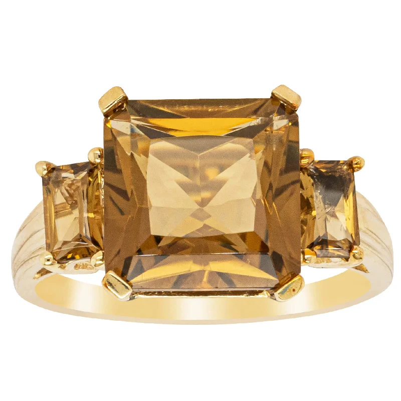 Premium Jewelry At Special Low Prices For A Limited Time Deja Vu 9ct Yellow Gold Citrine Ring