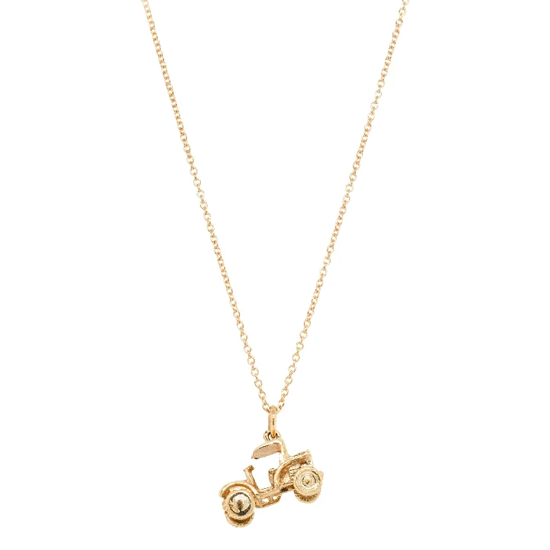 Flash Sale On Exquisite Jewelry – Don't Miss Out Deja Vu 9ct Yellow Gold Classic Car Necklace