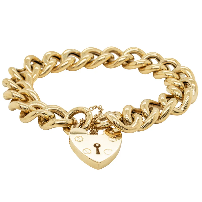 Bestselling Jewelry At Special Promotional Rates Deja Vu 9ct Yellow Gold Curb Bracelet