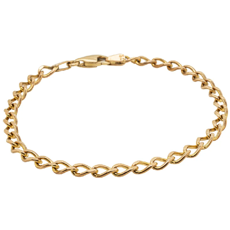 Exclusive Jewelry Sale – Shine For Less Deja Vu 9ct Yellow Gold Curb Bracelet