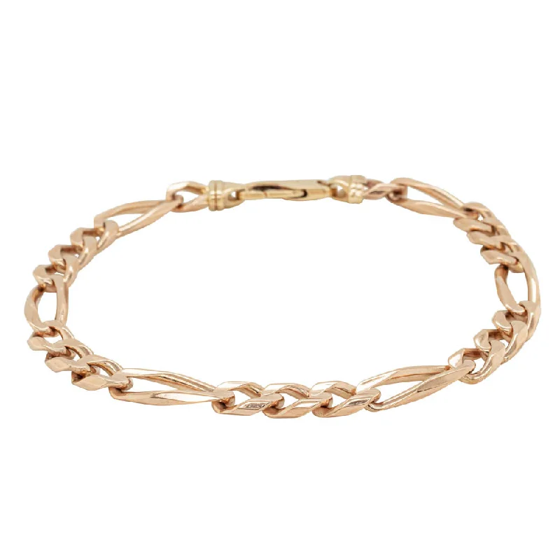 Accessorize For Less – Luxury Jewelry At Affordable Prices Deja Vu 9ct Yellow Gold Figaro Bracelet