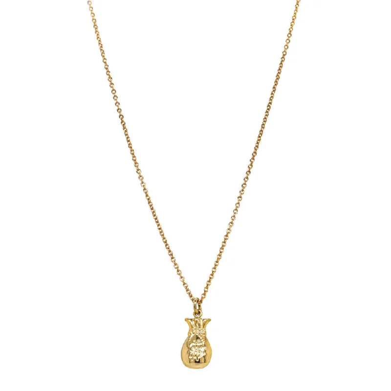 Flash Jewelry Sale – Get Stunning Pieces At Low Prices Deja Vu 18ct Yellow Gold Money Bag Necklace