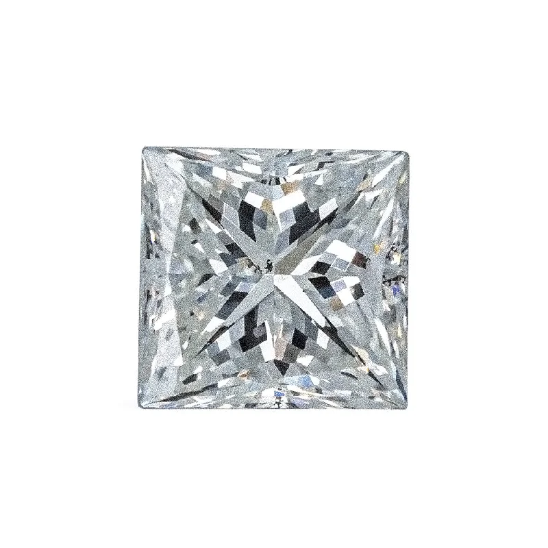 Customized Silver Jewelry For Unique Style Reclaimed .55ct Princess Cut Loose Diamond