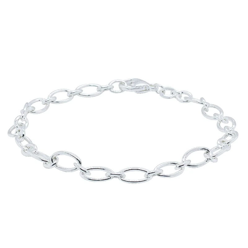 Jewelry Deals That Outshine The Rest Sterling Silver Figaro Bracelet