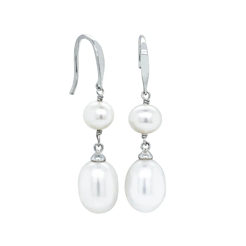 Trending Jewelry Styles Now At Limited-Time Discounts Sterling Silver Freshwater Pearl Rosie Earrings