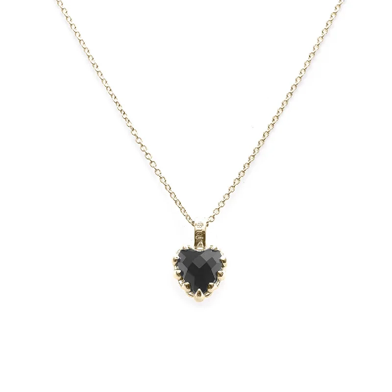 Trending Jewelry Styles Now At Limited-Time Discounts Stolen Girlfriends Club Mini Love Claw Necklace - Gold Plated & Onyx