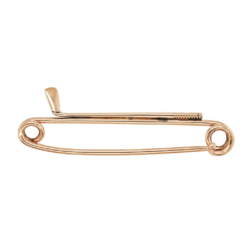 Save On Luxury Jewelry Pieces – Limited-Time Offers Vintage 9ct Rose Gold Golf Stick Brooch