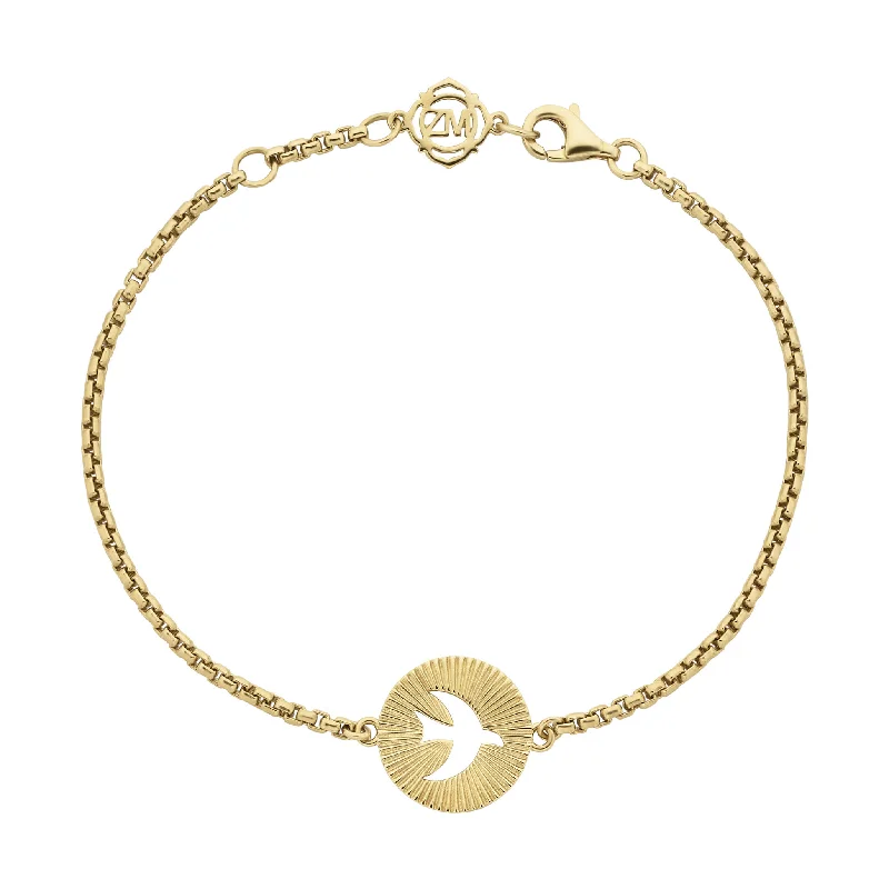 Dazzle With Discounts – Shop Jewelry On Sale Zoe & Morgan Moonbird Bracelet - Gold Plated