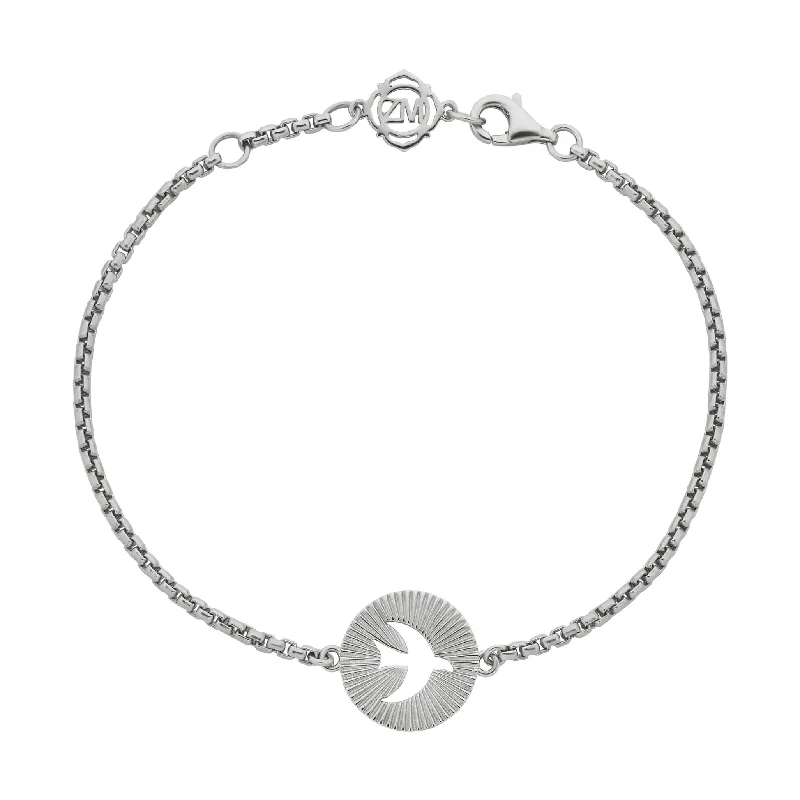 Elegant Designs, Unbeatable Discounts – Shop Jewelry Now Zoe & Morgan Moonbird Bracelet - Sterling Silver