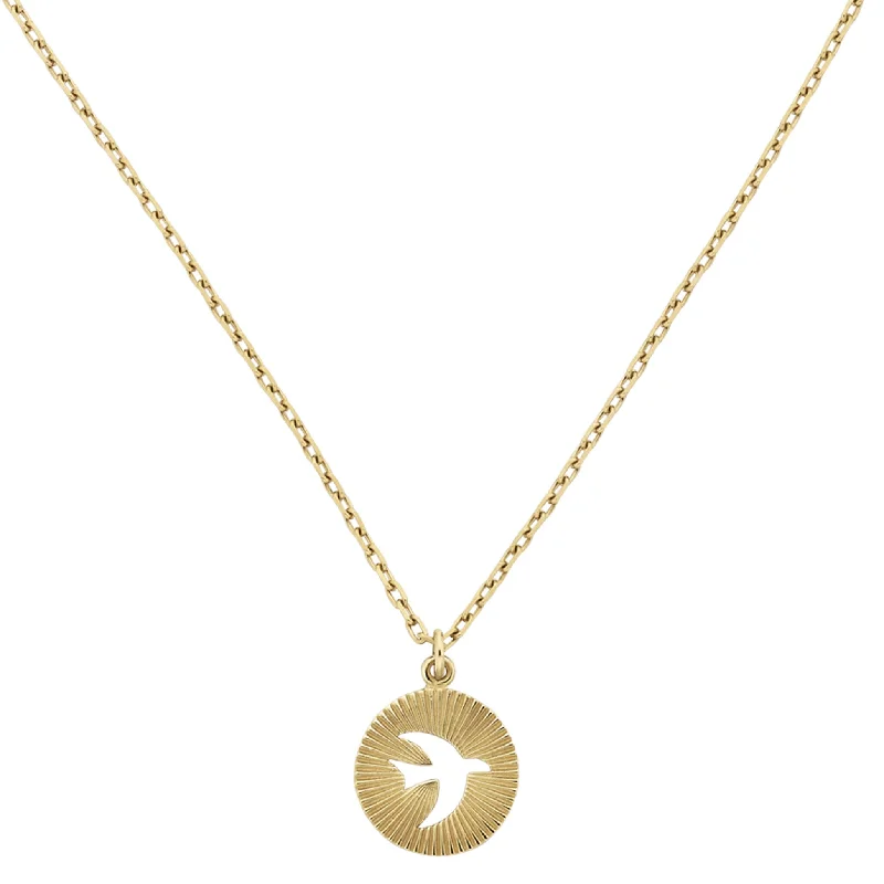 The Perfect Jewelry Piece At The Perfect Price Zoe & Morgan Moonbird Necklace - Gold Plated